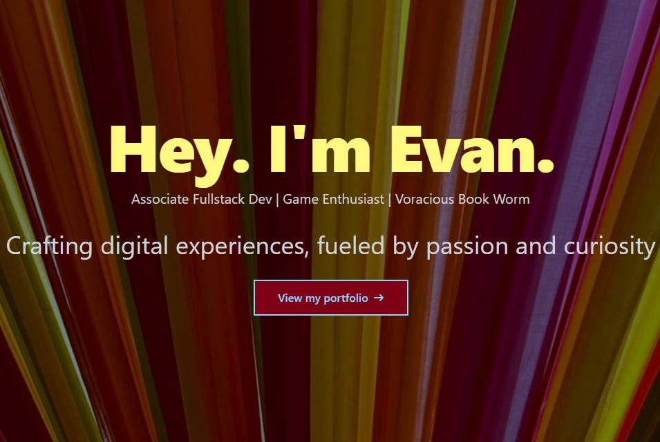A screenshot of evanbolton.io
